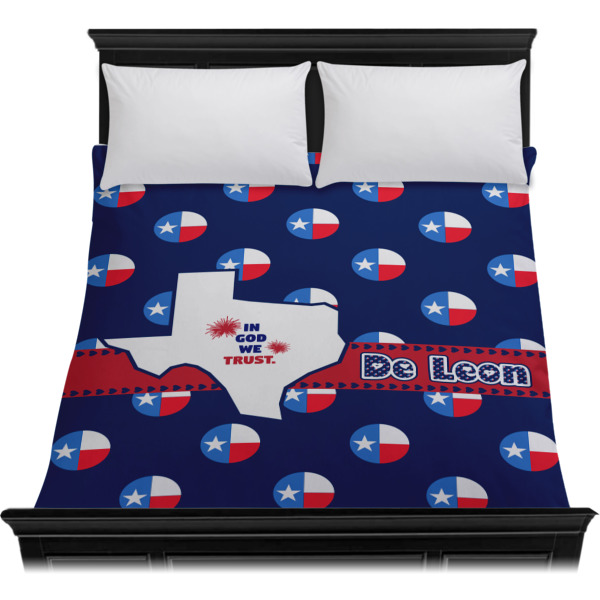 Custom Design - Duvet Cover - Queen - On Bed - No Prop