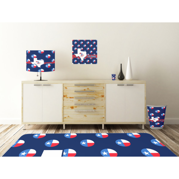 Custom Design - Square Wall Decal Wooden Desk