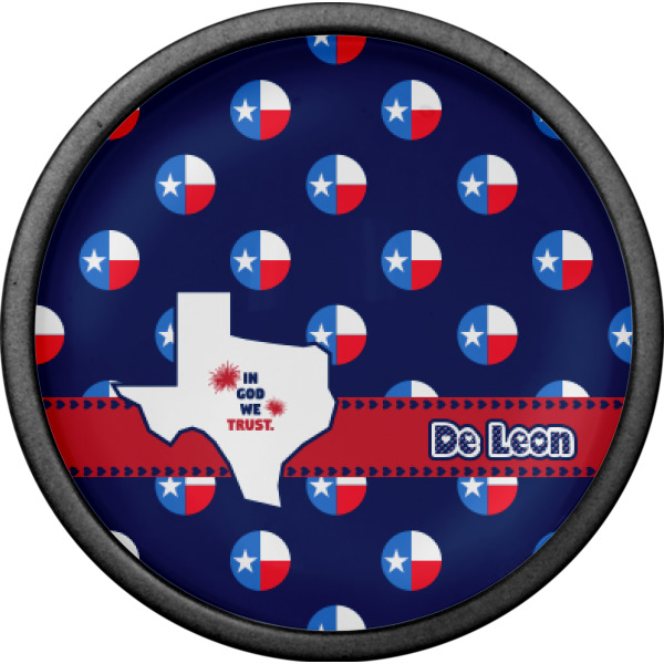 Custom Design - Cabinet Knob - Black - Front