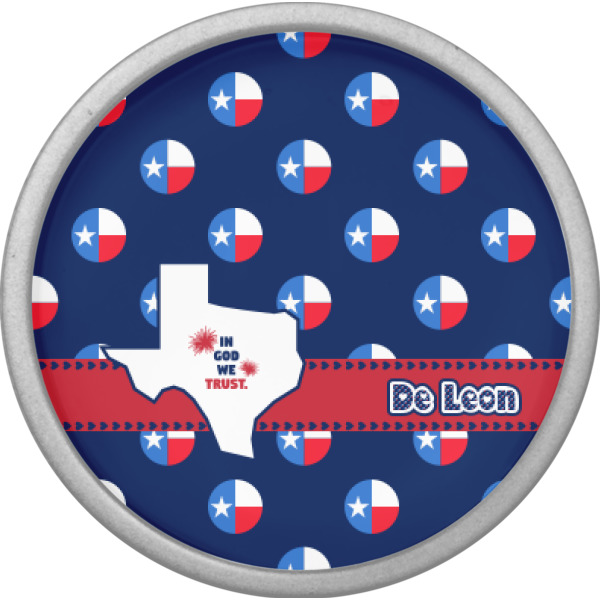 Custom Design - Cabinet Knob - Nickel - Front