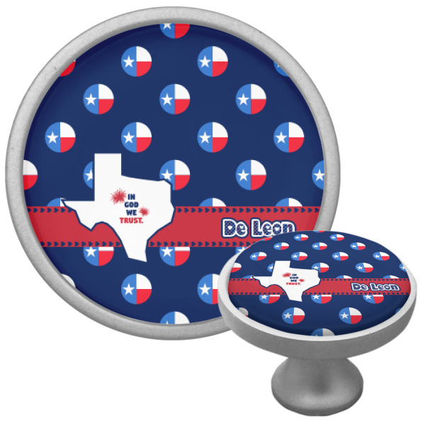 Custom Design - Cabinet Knob - Nickel - Multi Angle