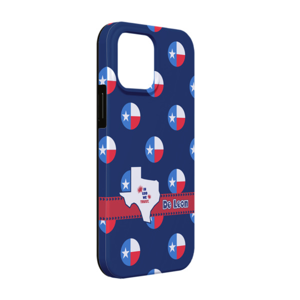 Custom Texas Polka Dots iPhone Case - Rubber Lined - iPhone 13 (Personalized)