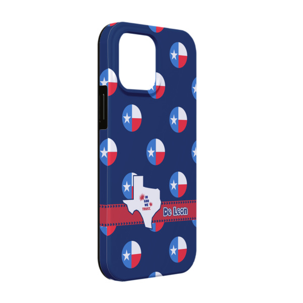 Custom Texas Polka Dots iPhone Case - Rubber Lined - iPhone 13 Pro (Personalized)