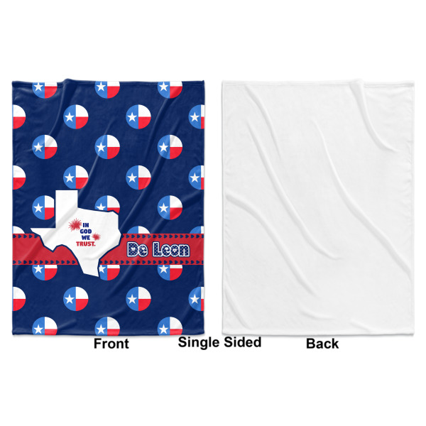 Custom Design - Baby Blanket (Single Sided - Printed Front, White Back)