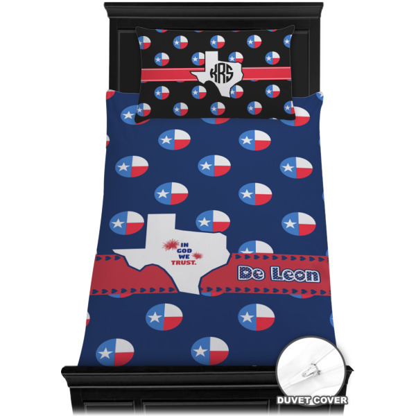 Custom Design - Bedding Set - Twin - Duvet - On Bed