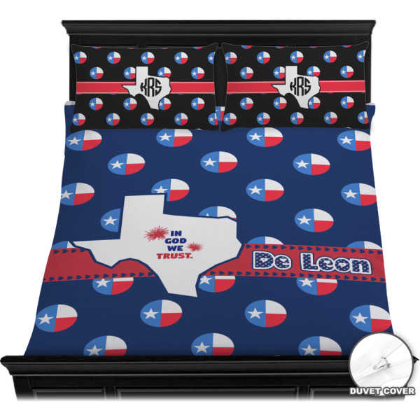 Custom Design - Bedding Set - Queen - Duvet - On Bed