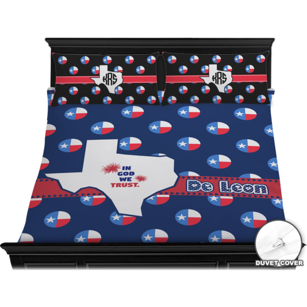 Custom Design - Bedding Set - King - Duvet - On Bed