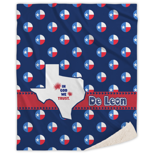 Custom Design Your Own Sherpa Throw Blanket