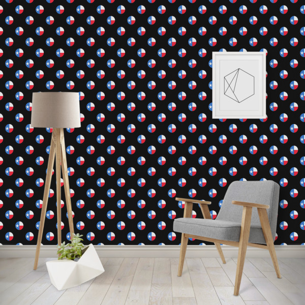 Custom Texas Polka Dots Wallpaper & Surface Covering