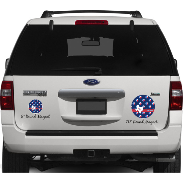 Custom Design - Personalized Car Magnets on Ford Explorer