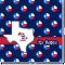Texas Polka Dots Square Decal - XLarge (Personalized)