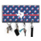 Texas Polka Dots Key Hanger w/ 4 Hooks w/ Monogram