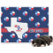 Texas Polka Dots Dog Blanket - Large (Personalized)