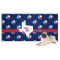 Texas Polka Dots Dog Towel (Personalized)
