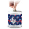 Texas Polka Dots Coin Bank (Personalized)