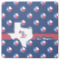 Texas Polka Dots Square Rubber Backed Coaster (Personalized)