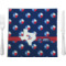 Texas Polka Dots 9.5" Glass Square Lunch / Dinner Plate- Single or Set of 4 (Personalized)