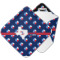 Texas Polka Dots Hooded Baby Towel (Personalized)