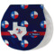 Texas Polka Dots Burp Pad - Velour w/ Monogram