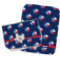 Texas Polka Dots Burp Cloths - Fleece - Set of 2 w/ Monogram