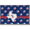 Texas Polka Dots Door Mat - 36"x24" (Personalized)