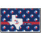 Texas Polka Dots Door Mat - 60"x36" (Personalized)