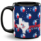 Texas Polka Dots 11 Oz Coffee Mug - Black (Personalized)