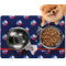 Texas Polka Dots Dog Food Mat - Small w/ Monogram