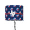Texas Polka Dots 8" Drum Lamp Shade - Fabric (Personalized)