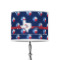 Texas Polka Dots 8" Drum Lamp Shade - Poly-film (Personalized)