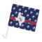 Texas Polka Dots Car Flag (Personalized)