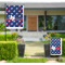 Texas Polka Dots Large Garden Flag - Single Sided (Personalized)