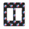 Texas Polka Dots Rocker Style Light Switch Cover - Two Switch