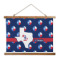 Texas Polka Dots Wall Hanging Tapestry - Wide (Personalized)