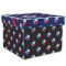 Texas Polka Dots Gift Box with Lid - Canvas Wrapped - XX-Large (Personalized)