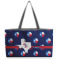 Texas Polka Dots Beach Totes Bag - w/ Black Handles (Personalized)