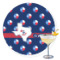 Texas Polka Dots Printed Drink Topper - 3.5" (Personalized)