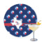 Texas Polka Dots Printed Drink Topper (Personalized)