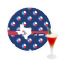 Texas Polka Dots Printed Drink Topper -  2.5" (Personalized)
