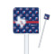 Texas Polka Dots Square Plastic Stir Sticks (Personalized)