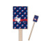 Texas Polka Dots Rectangle Wooden Stir Sticks (Personalized)