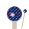 Texas Polka Dots Round Wooden Food Picks (Personalized)