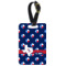 Texas Polka Dots Metal Luggage Tag w/ Monogram