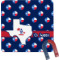 Texas Polka Dots Square Fridge Magnet (Personalized)
