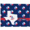 Texas Polka Dots Woven Fabric Placemat - Twill w/ Monogram