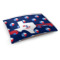 Texas Polka Dots Dog Bed - Medium w/ Monogram