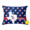 Texas Polka Dots Outdoor Throw Pillow (Rectangular) (Personalized)