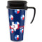 Texas Polka Dots Acrylic Travel Mug with Handle (Personalized)