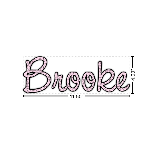 Custom Paris Bonjour and Eiffel Tower Name/Text Decal - Small (Personalized)