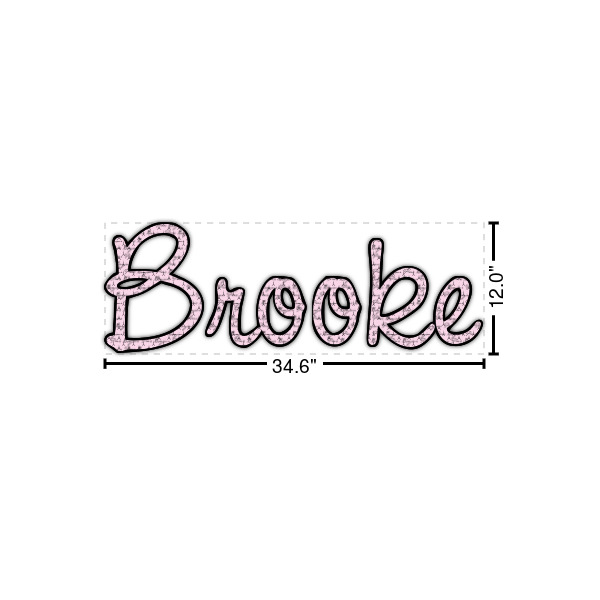 Custom Paris Bonjour and Eiffel Tower Name/Text Decal - Large (Personalized)